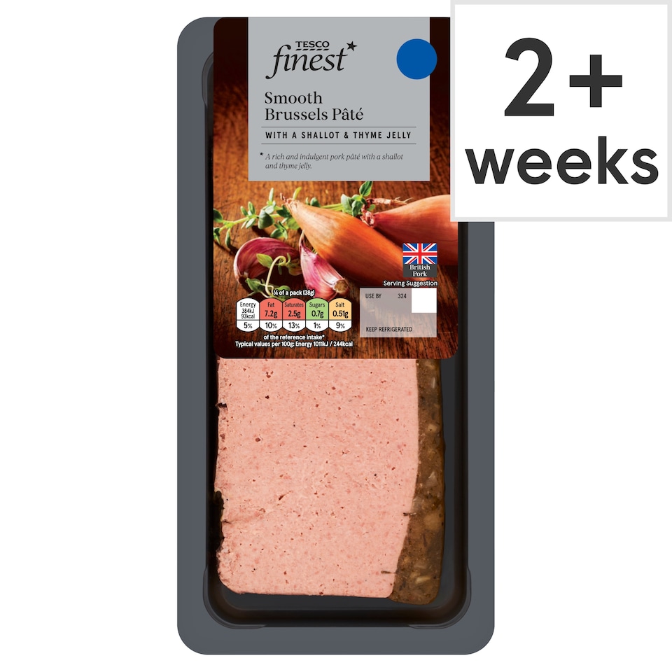 Tesco Finest Smooth Brussels Pâté 150g
