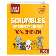 Scrumbles Chicken Complete Wet Dog Food 395G