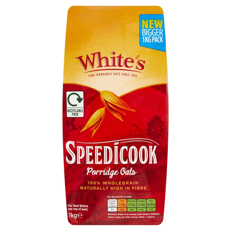 White's Speedicook Porridge Oats 1kg
