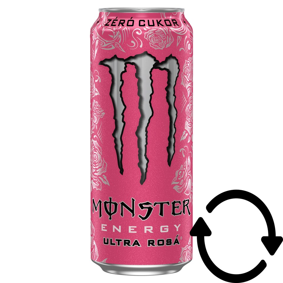 Monster Energy Ultra Rosá Carbonated Drink with Caffeine and Sweeteners 500 ml