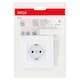 image 1 of Anco Evian White Grounding-Socket 16 A, 250 V