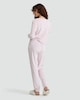 image 3 of F&F Stripe Print Long Sleeved Top and Joggers Pyjamas in Multi Pink