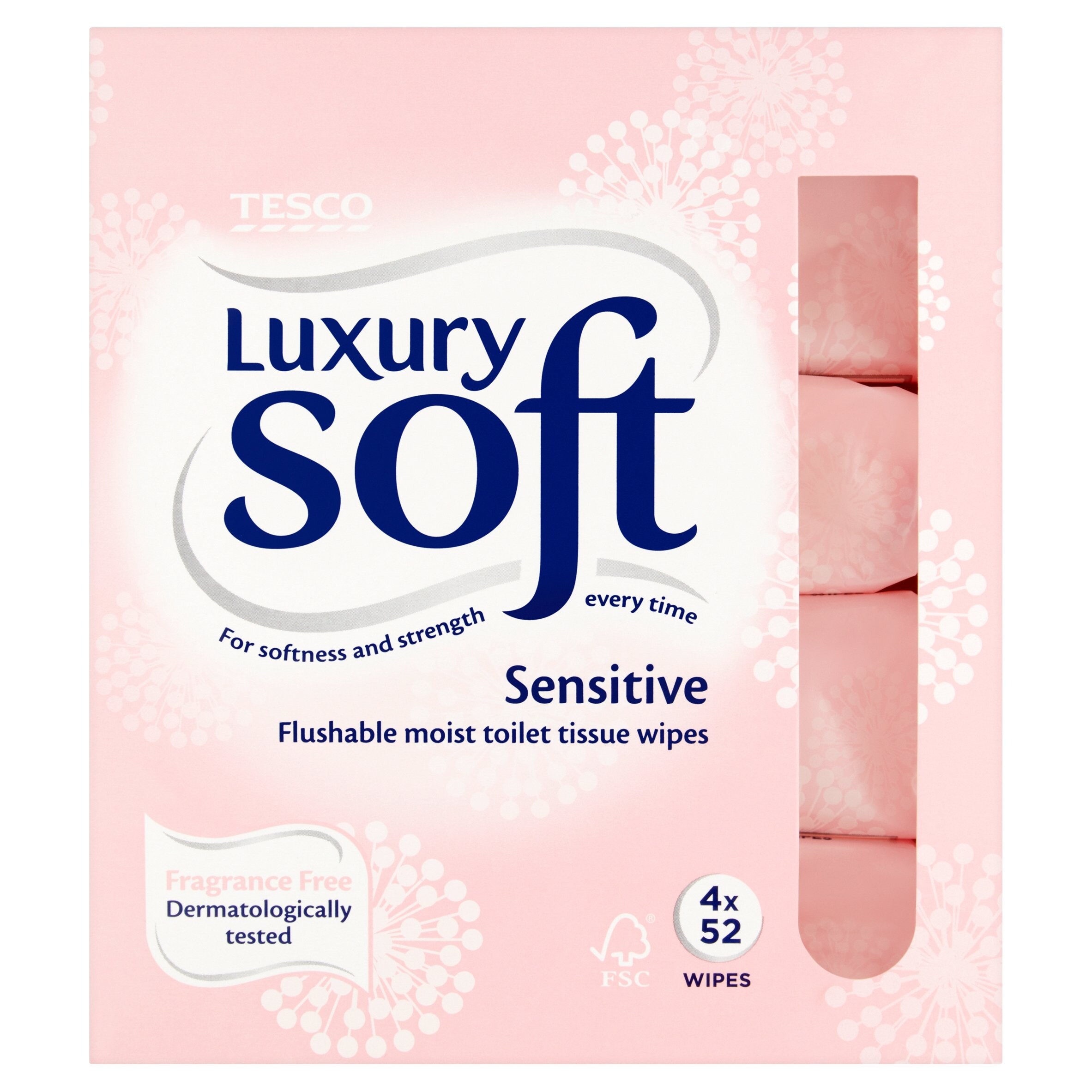 tesco toilet wipes box