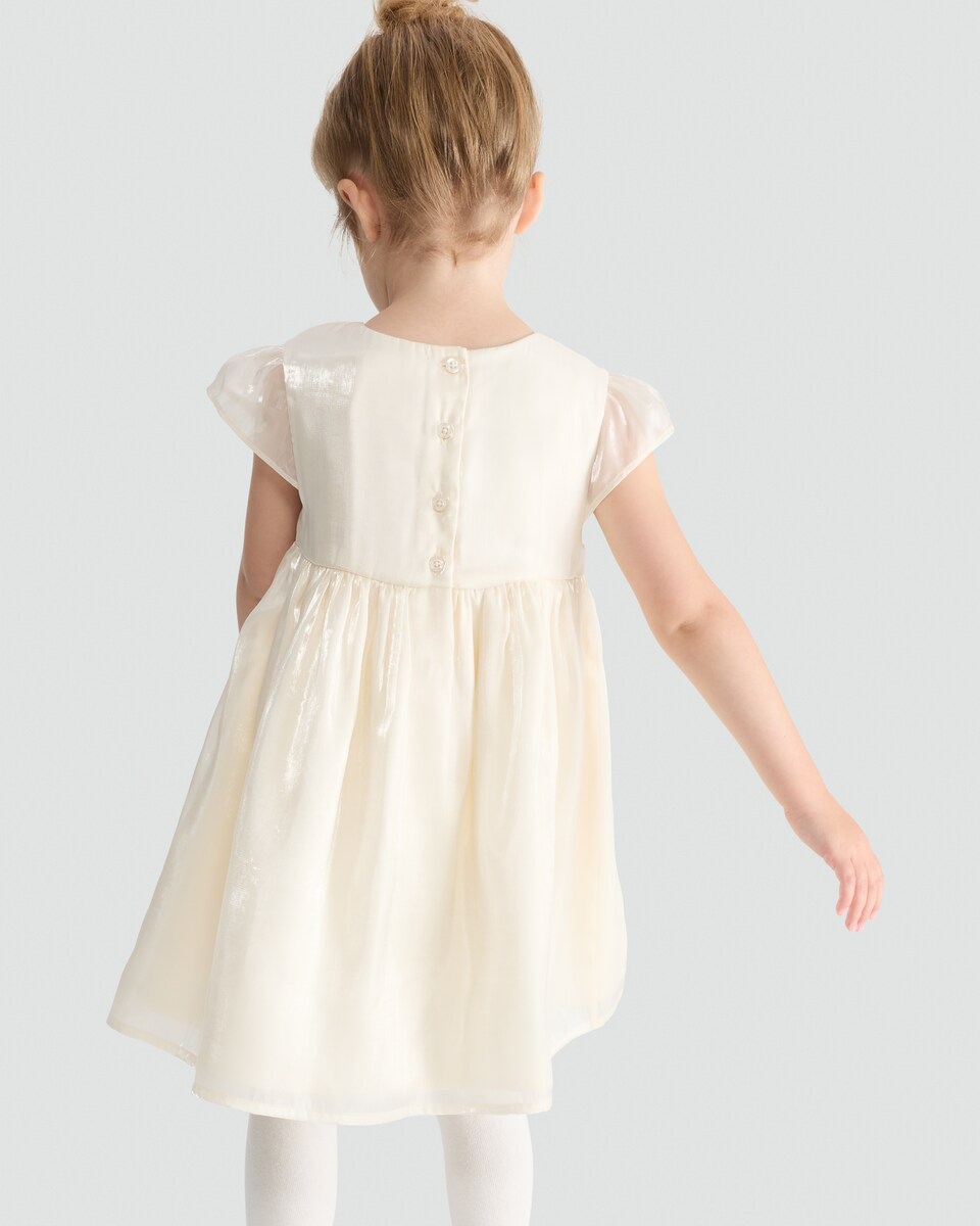 image 1 of F&F x Samantha Faiers Dress and Tights Set in White
