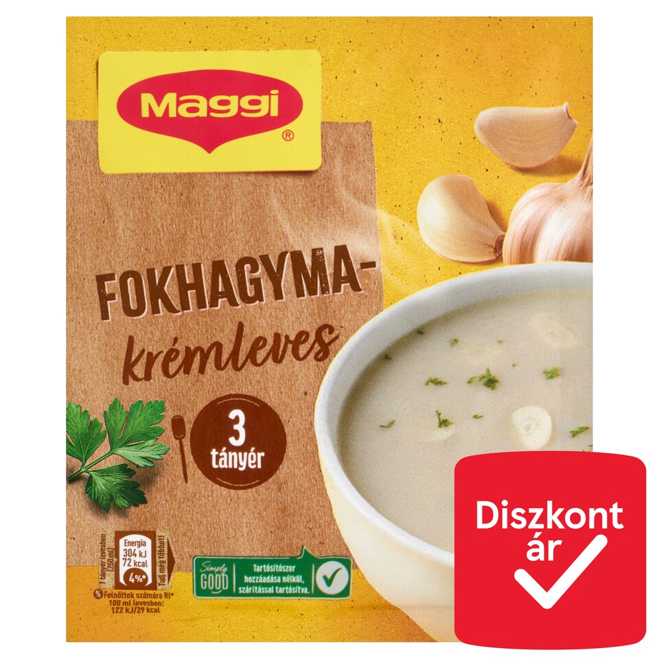 Maggi fokhagymakrémleves 57 g  1. kép
