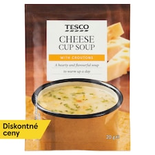 Tesco Instantná krémová syrová polievka s krutónmi 20 g