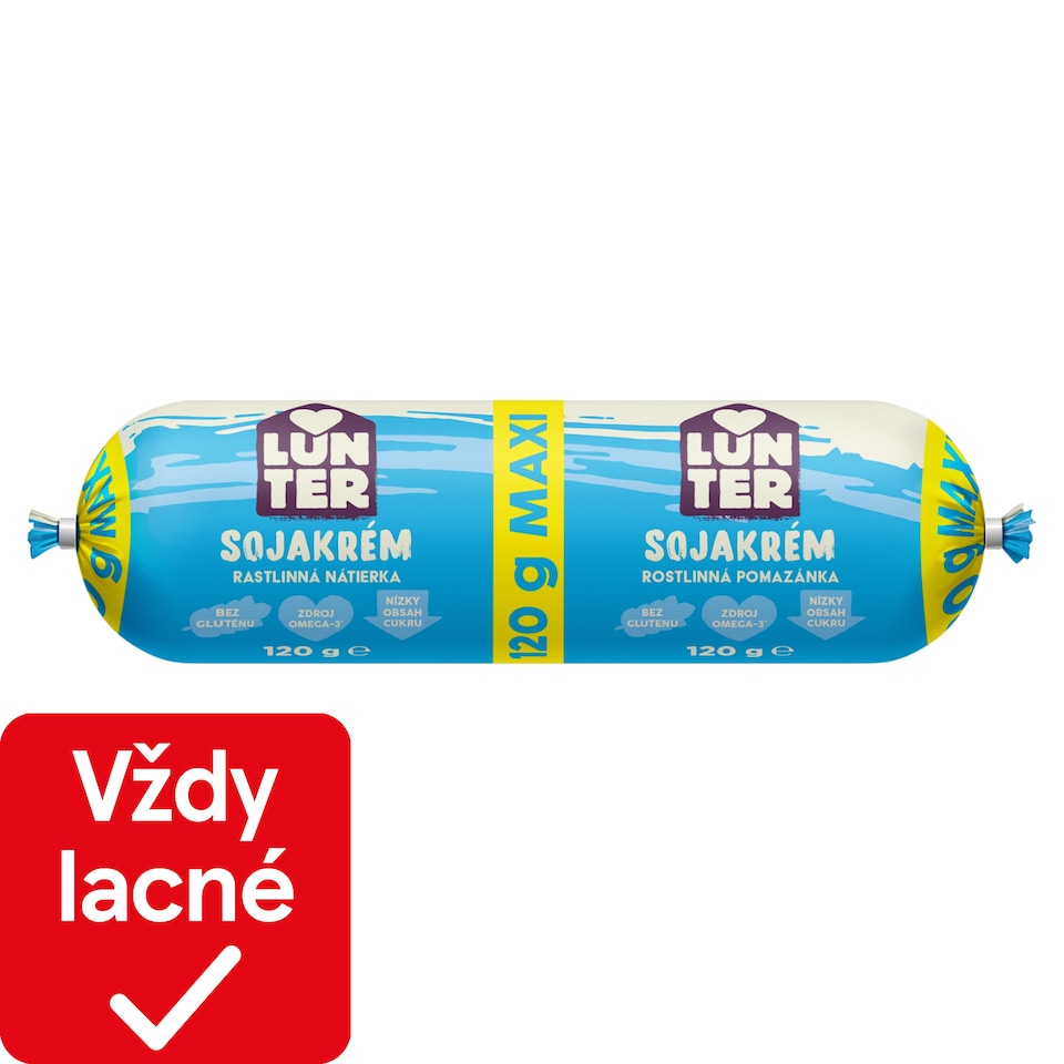 LUNTER Sojakrém nátierka MAXI 120 g