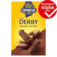 Opavia sušienky Zlaté Derby kakaové 220 g