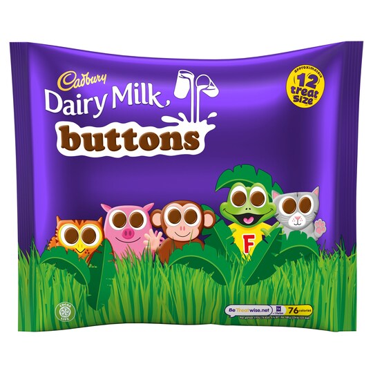Cadbury Dairy Milk Buttons Treat Size Buttons 170G Tesco Groceries