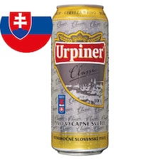 Urpiner Classic 10° pivo výčapné svetlé 500 ml
