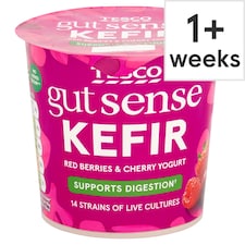 Tesco Gut Sense Red Berries & Cherry Kefir Yogurt 350g