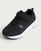 image 3 of F&F School Mesh Panel Strap Fastening Trainers in Black