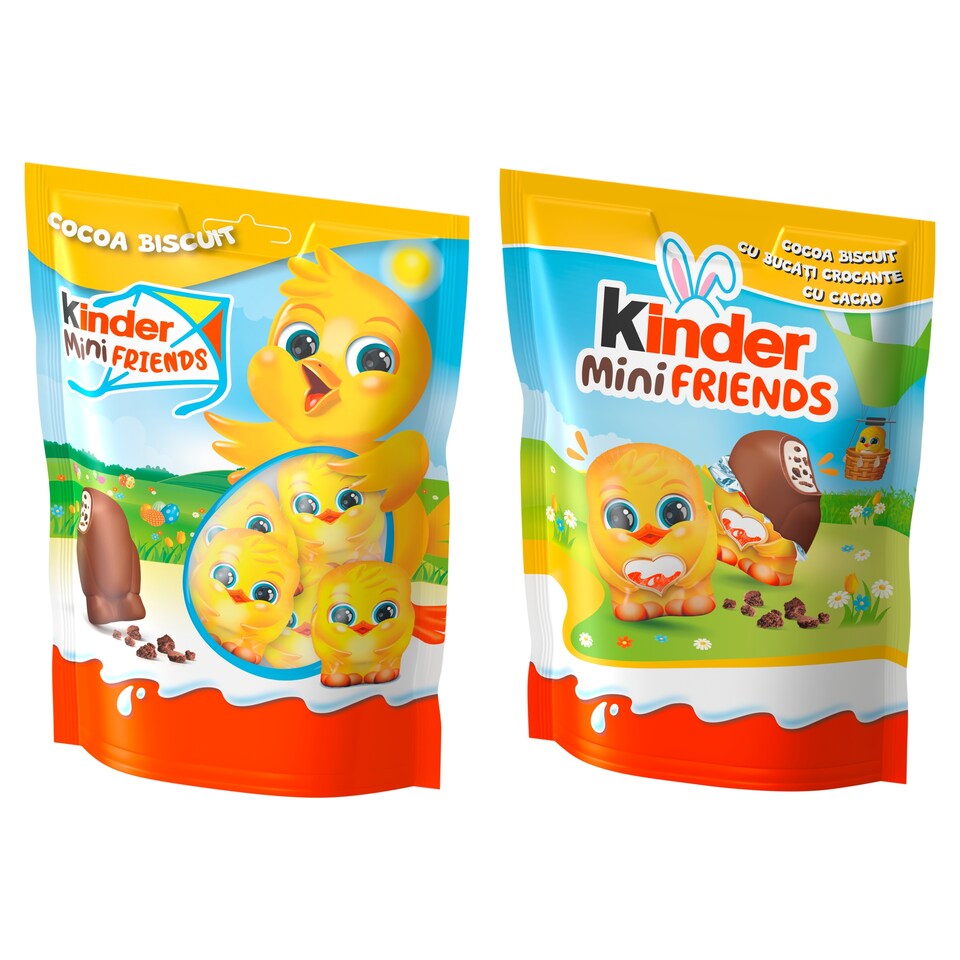image 1 of Kinder Mini Friends Filled Soft Milk Chocolate with Milk Filling 122 g