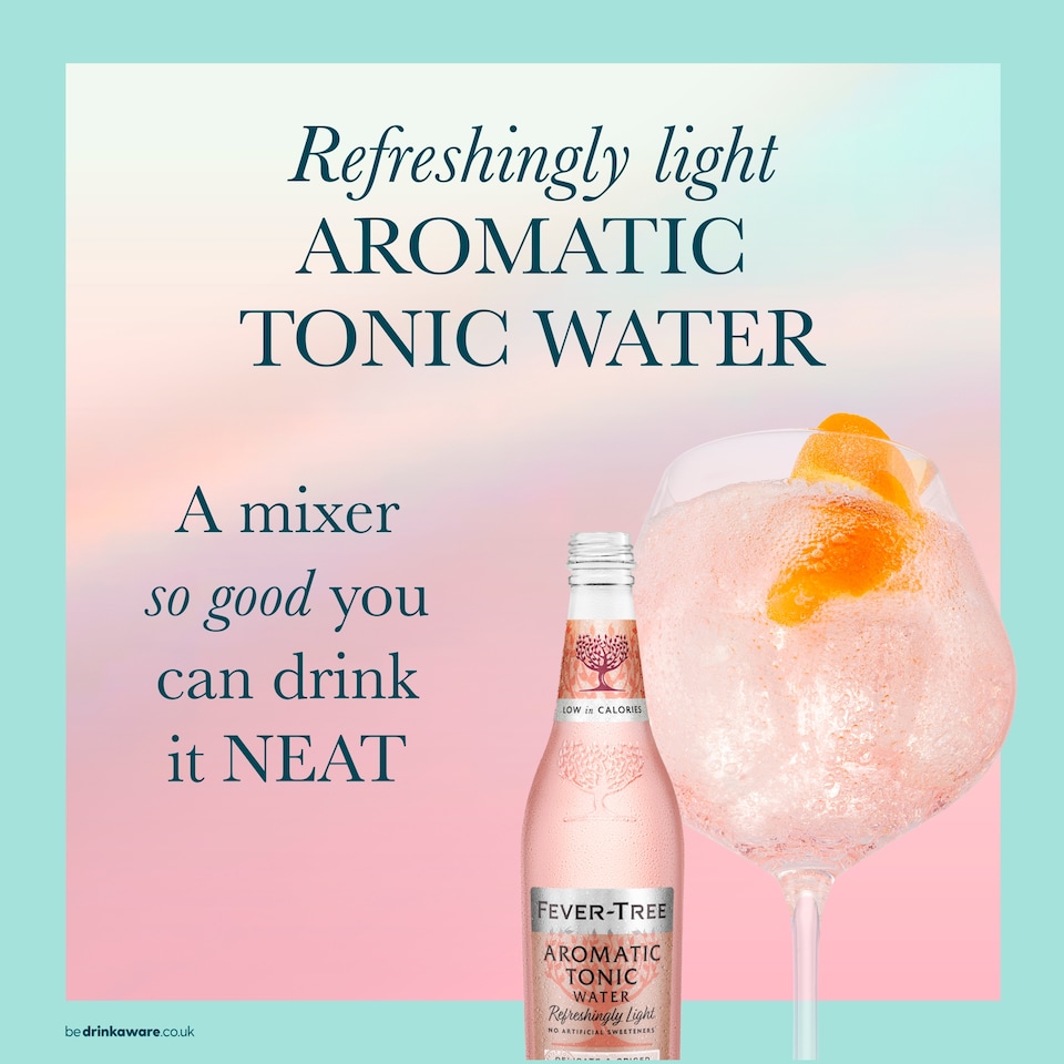 image 1 of Fever-Tree Light Aromatic Tonic Water Bottle 500ml