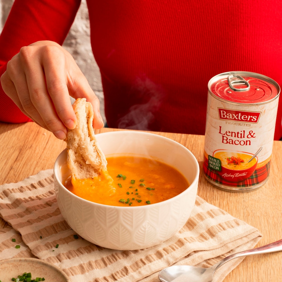 image 1 of Baxters Favourites Lentil & Bacon Soup 400G