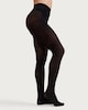 image 2 of F&F 2-Pack 40 Denier Opaque Tights in Black