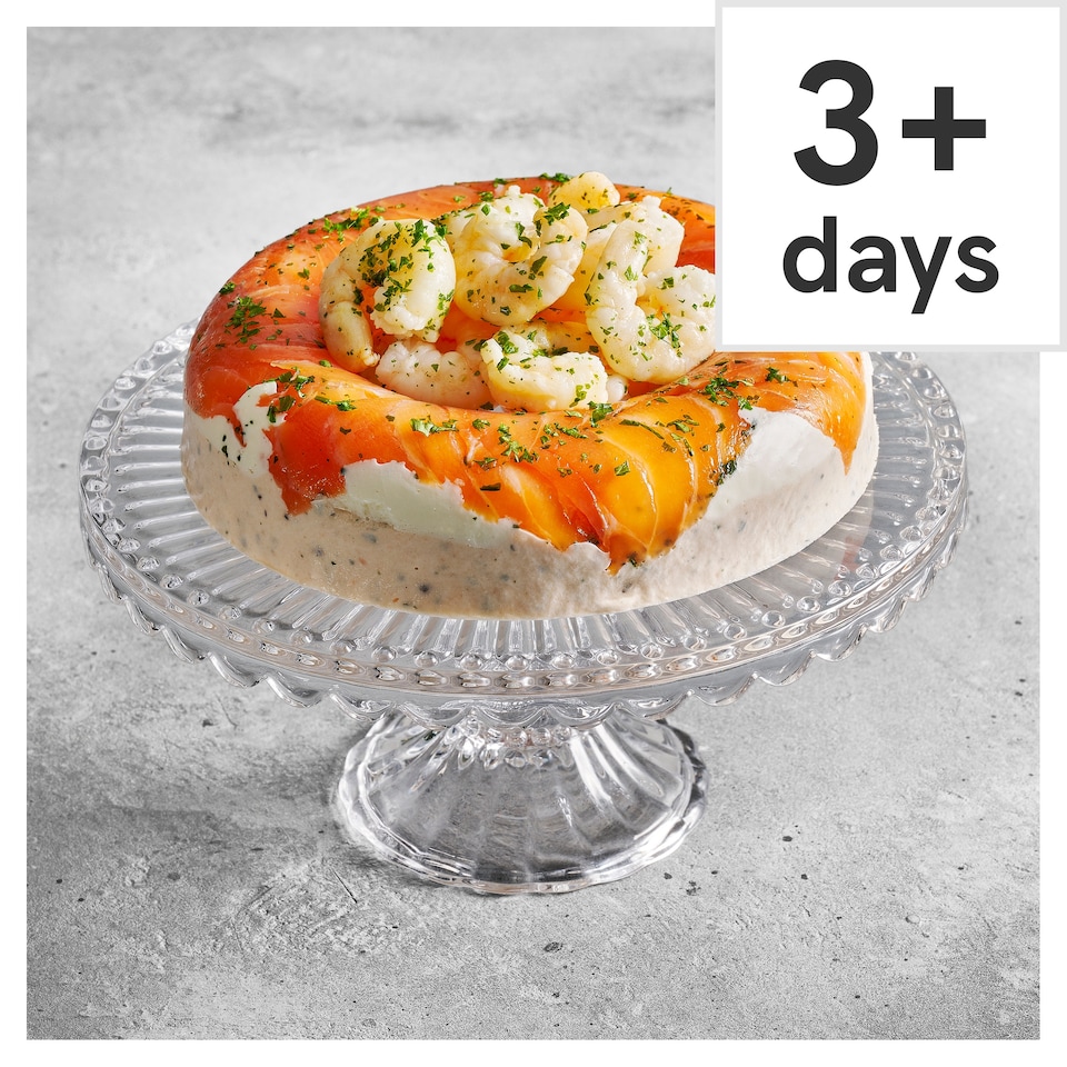 image 1 of 4. Tesco Finest Salmon Terrine Wreath 510g (Serves 6)