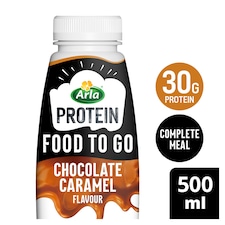 Arla Protein Food To Go Chocolate Caramel Flavoured Meal Replacement Shake 500ml