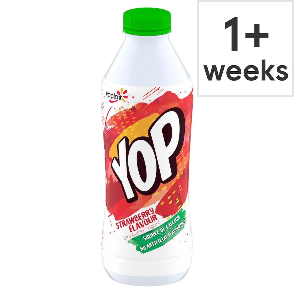 Yop Strawberry Flavour Yogurt Drink 825g Tesco Groceries