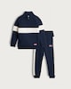 image 5 of F&F Boys 2-Piece Cotton Rich Colour Block Sweatshirt and Joggers Set in Navy
