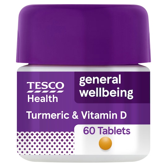 Tesco Health 60 Turmeric Vitamin D Tablets Tesco Groceries tesco-health-60-turmeric-vitamin-d-tablets-tesco-groceries