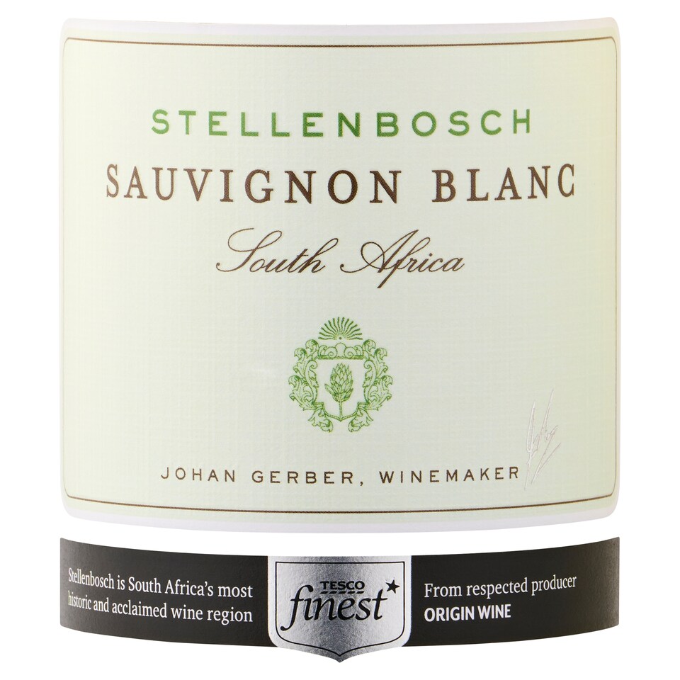 image 1 of Tesco finest Stellenbosch Sauvignon Blanc 75cl