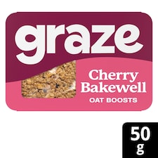 Graze Cherry Bakewell Oat Boosts 50g