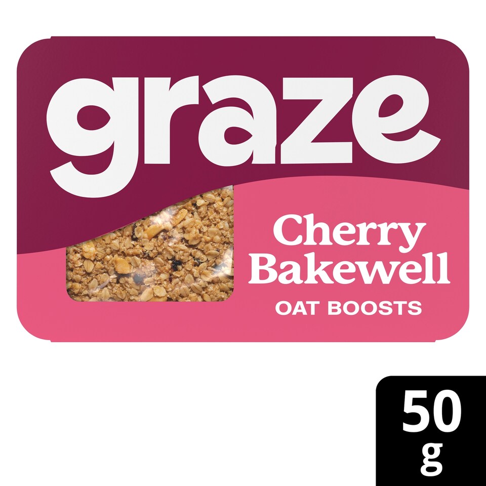 image 1 of Graze Cherry Bakewell Oat Boosts 50g
