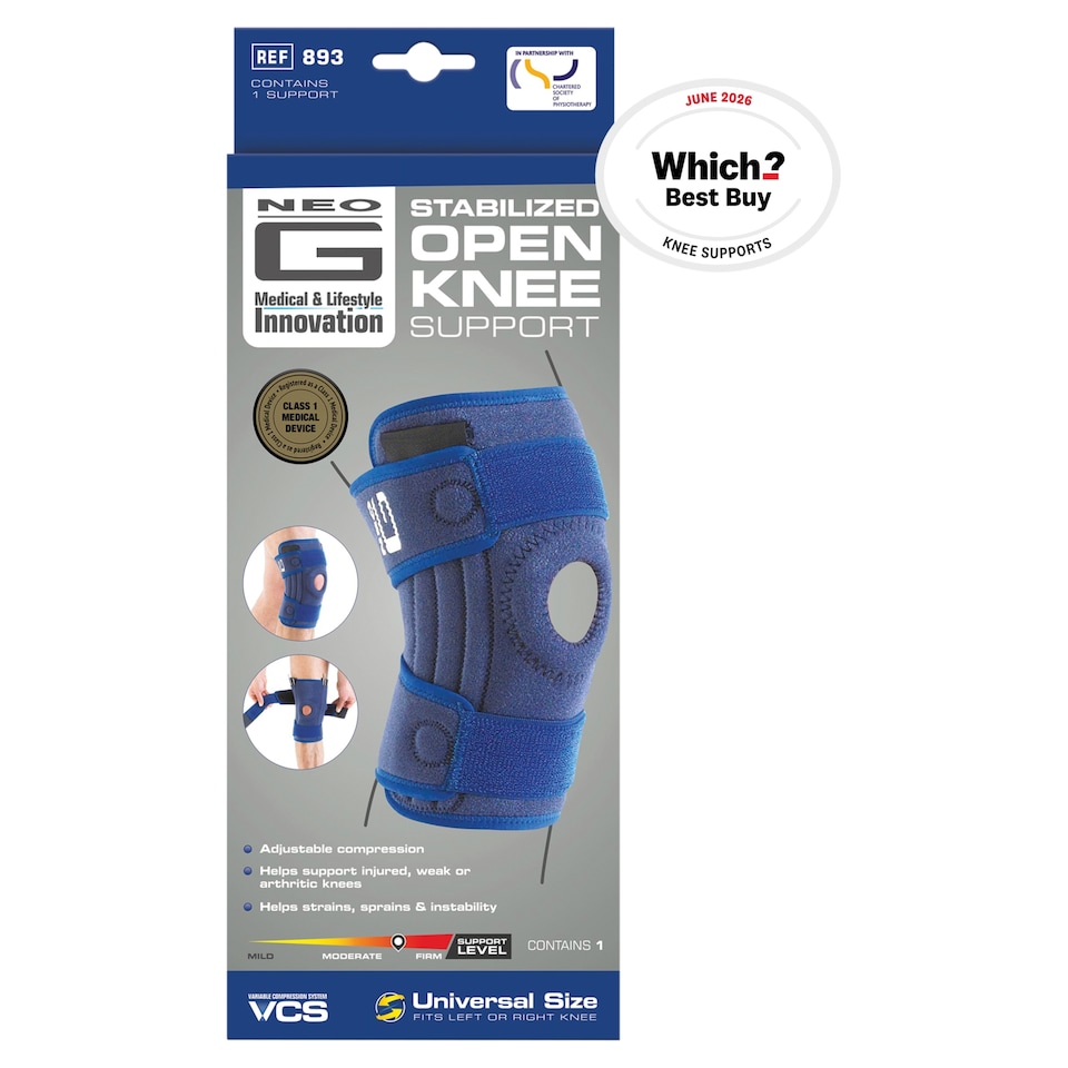 image 1 of Neo G Stabilized Open Knee Support Universal Size