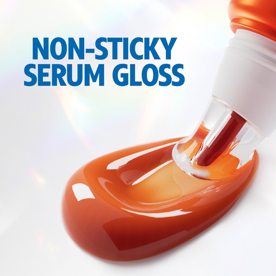 image 1 of Vaseline Gluta-HYA Serum Gloss Tinted Lip Care Juicy Peach 10ml