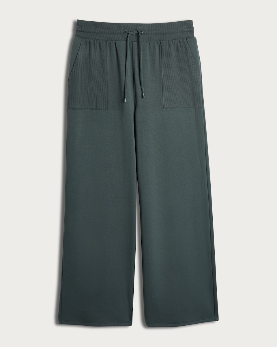 F&F Active Wide Leg Joggers in Green