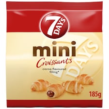 7 Days Mini Croissant With Cocoa Filling 185G