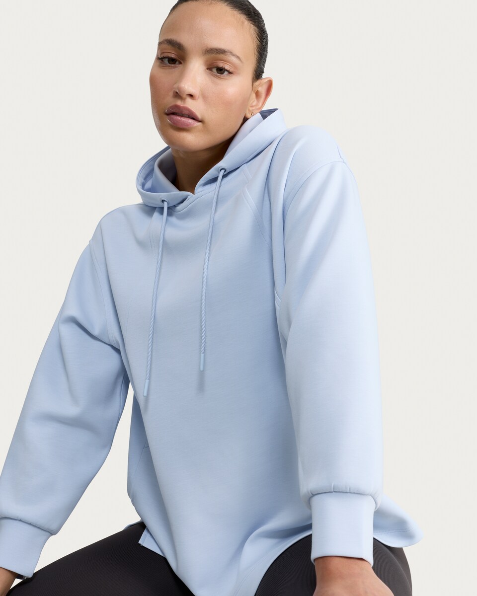 image 1 of F&F Active EVERYHOUR Drawstring Hoodie in Blue
