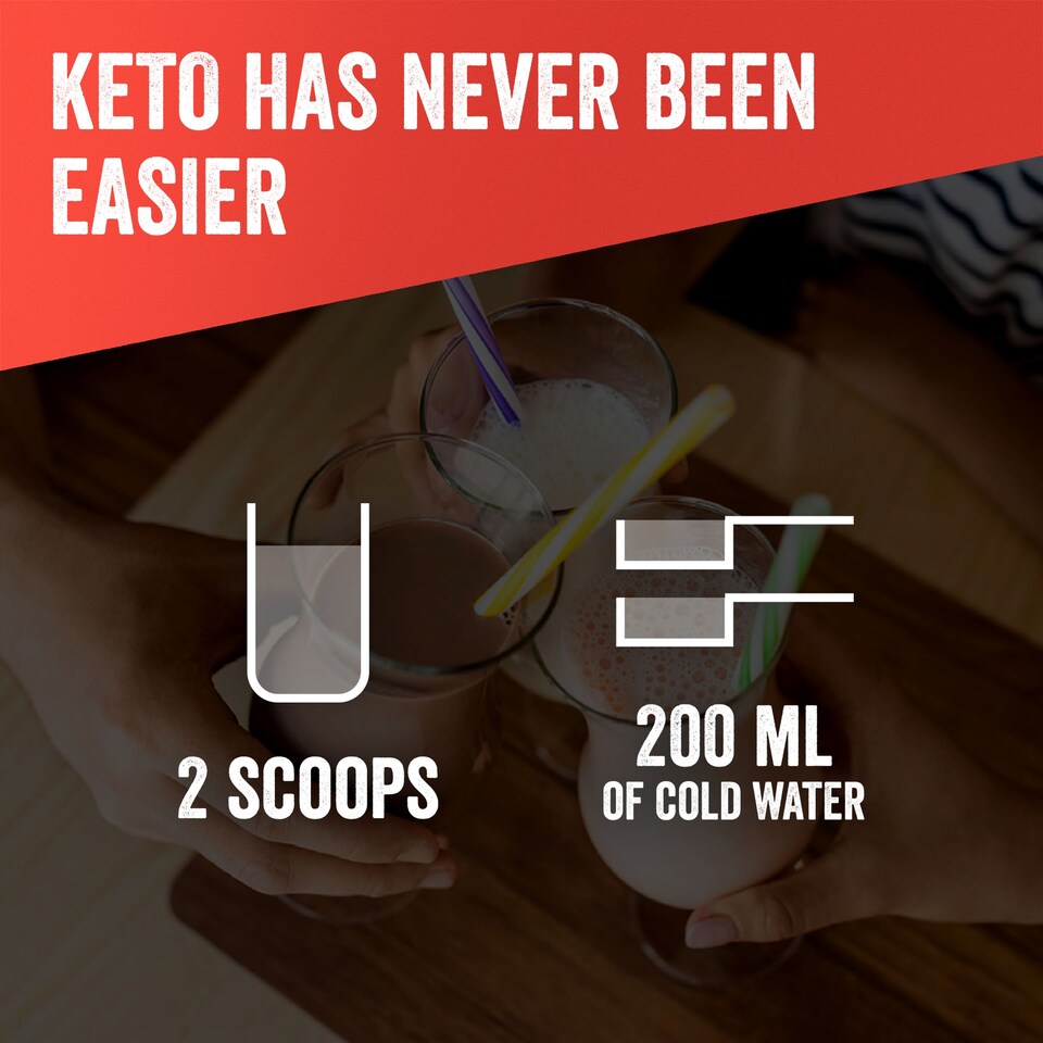 image 1 of SlimFast Advanced Keto Fuel Powdered Shake Mix - Rich Chocolate 350g