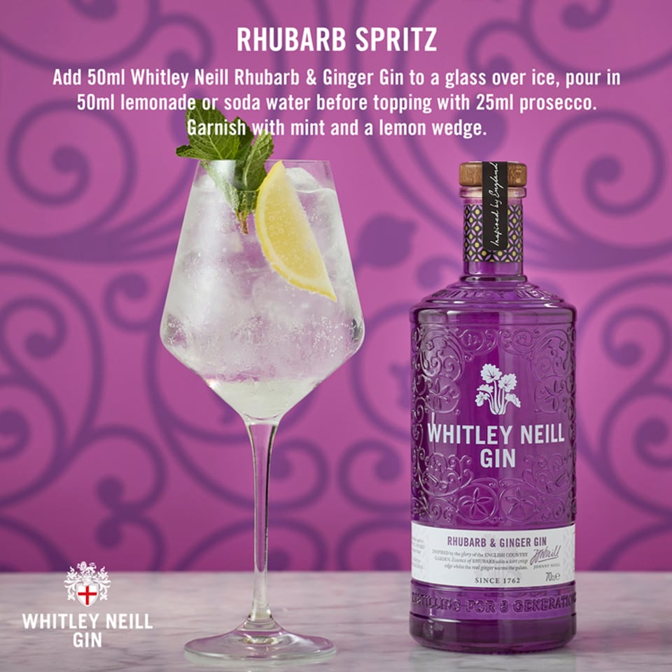 image 1 of Whitley Neill Gin - Rhubarb & Ginger 70cl