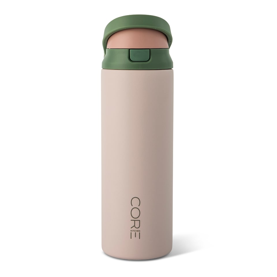 image 1 of Core Kitchen Pink Hydra Dual Function Water Bottle 710ml