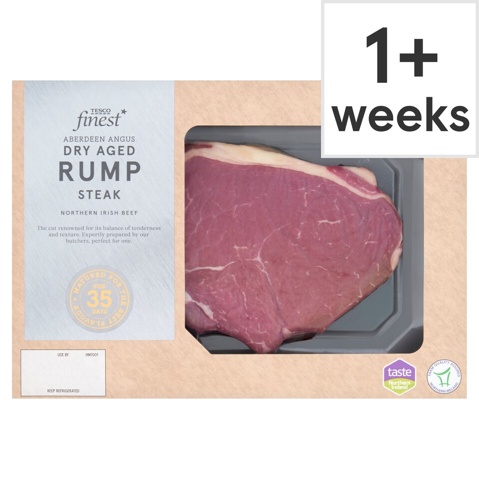 Tesco Finest Aberdeen Angus Dry Aged Rump Steak 350g