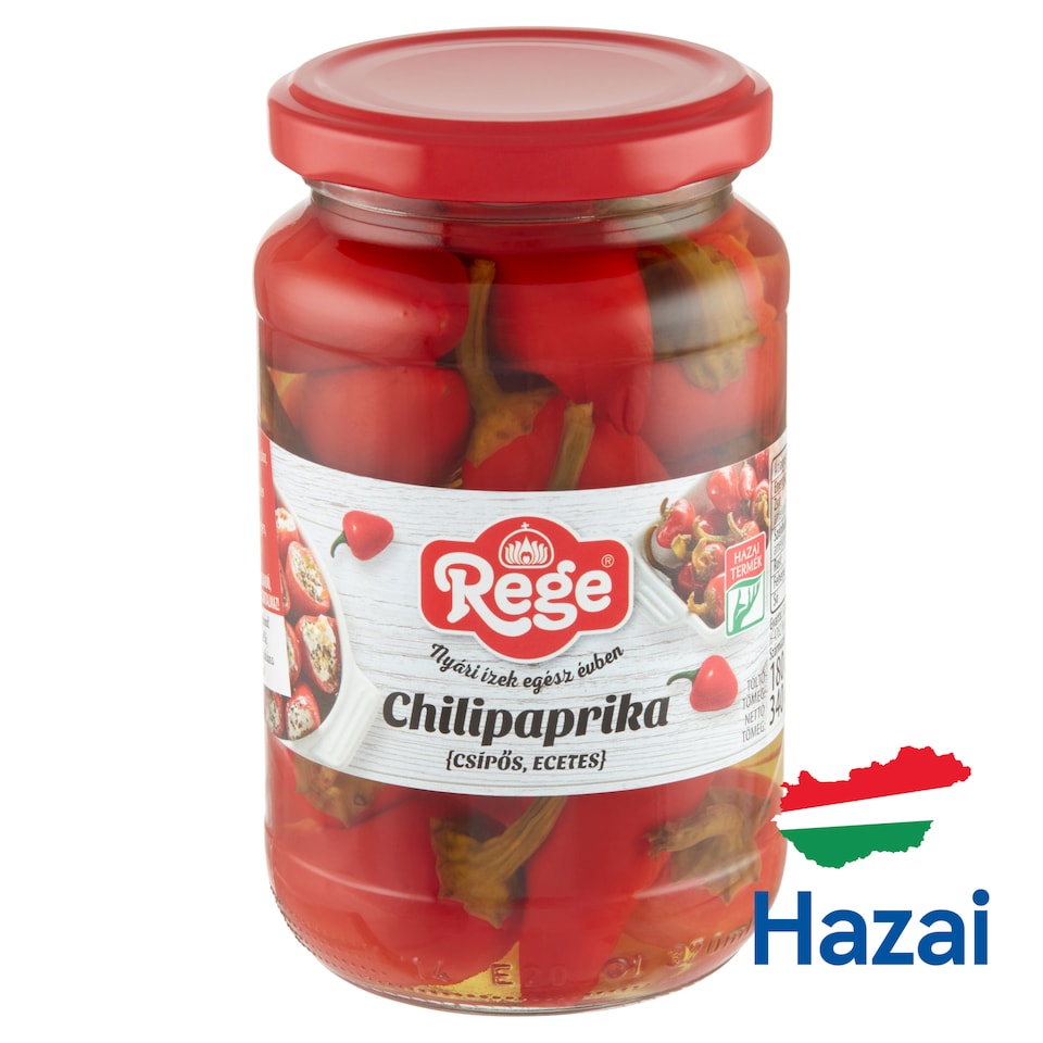 Rege Pickled Hot Chili Peppers 340 g