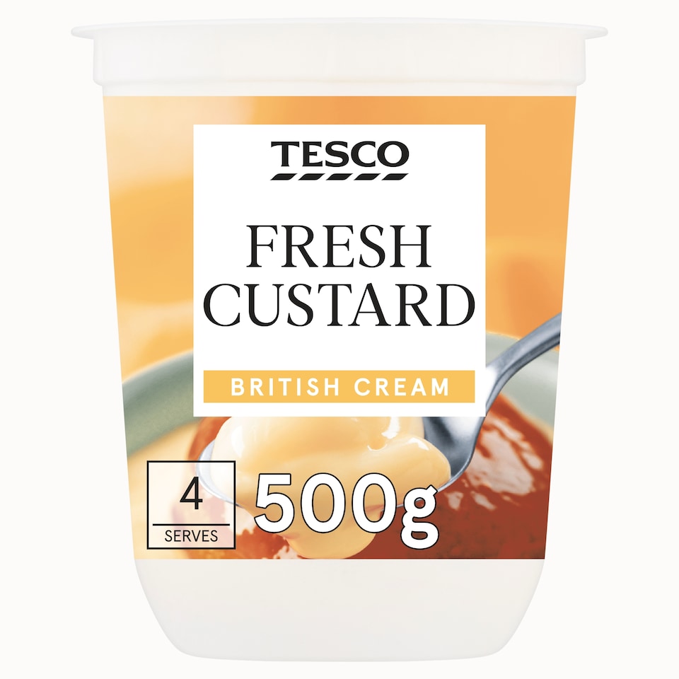 Tesco Fresh Custard 500G