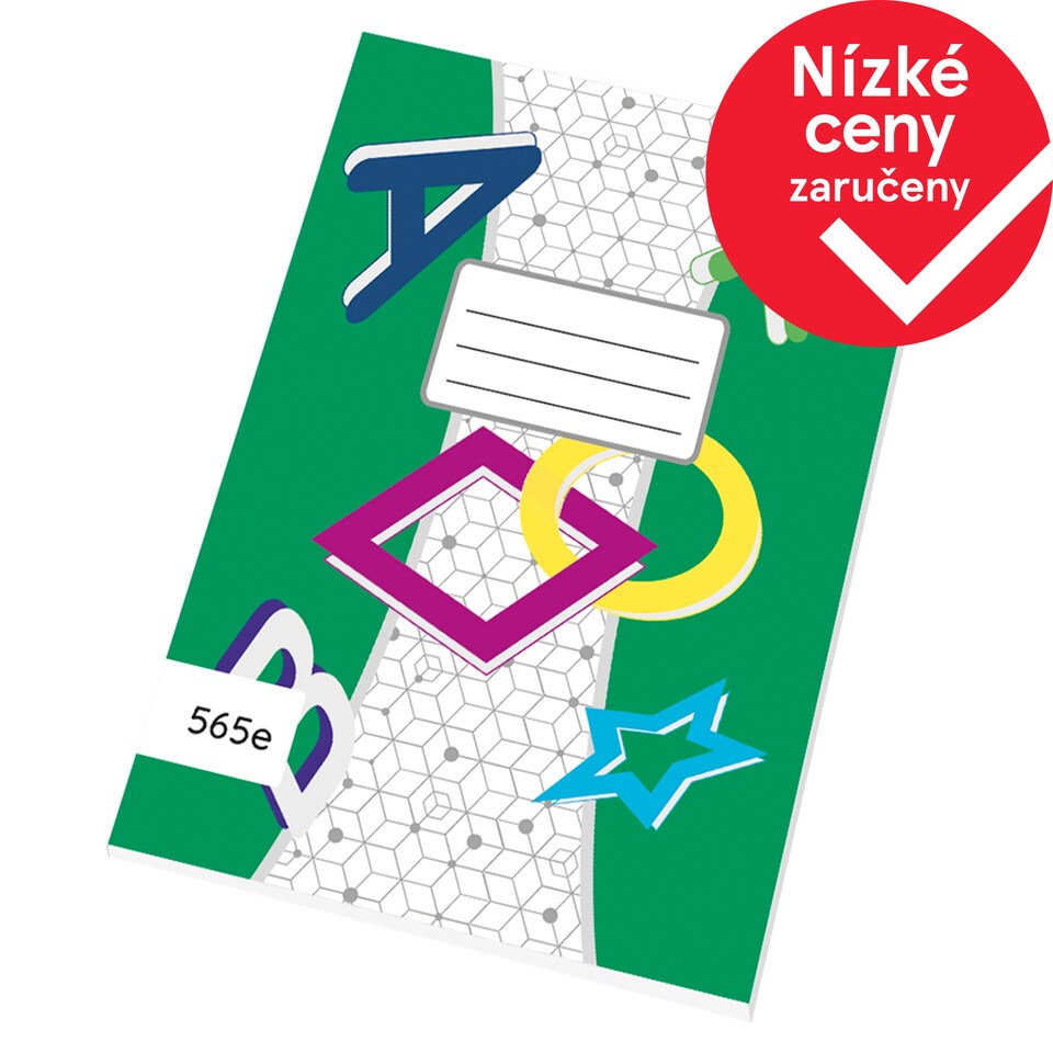 Papírny Brno Školní sešit EKO 565 A5 čtverečkovaný