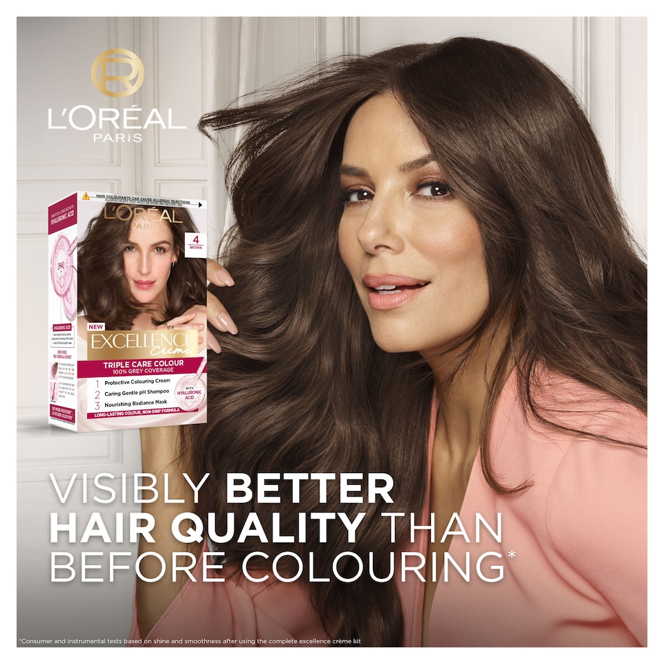 image 1 of L'Oreal Paris Excellence Creme 4 Natural Dark Brown Permanent Hair Dye