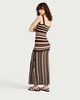 image 3 of The F&F Edit Knitted Striped Maxi Dress in Multi