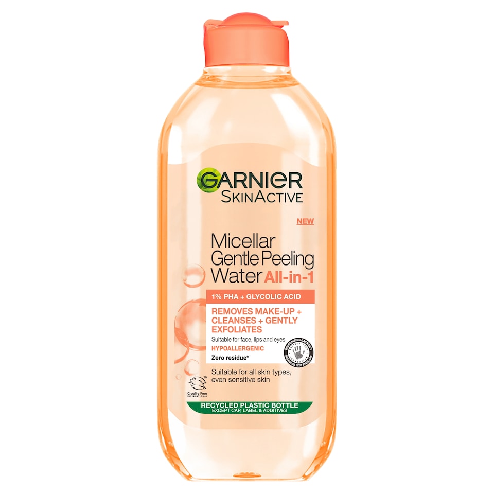 image 1 of Garnier Micellar Gently/Gentle Peeling Water All-In-1 400Ml