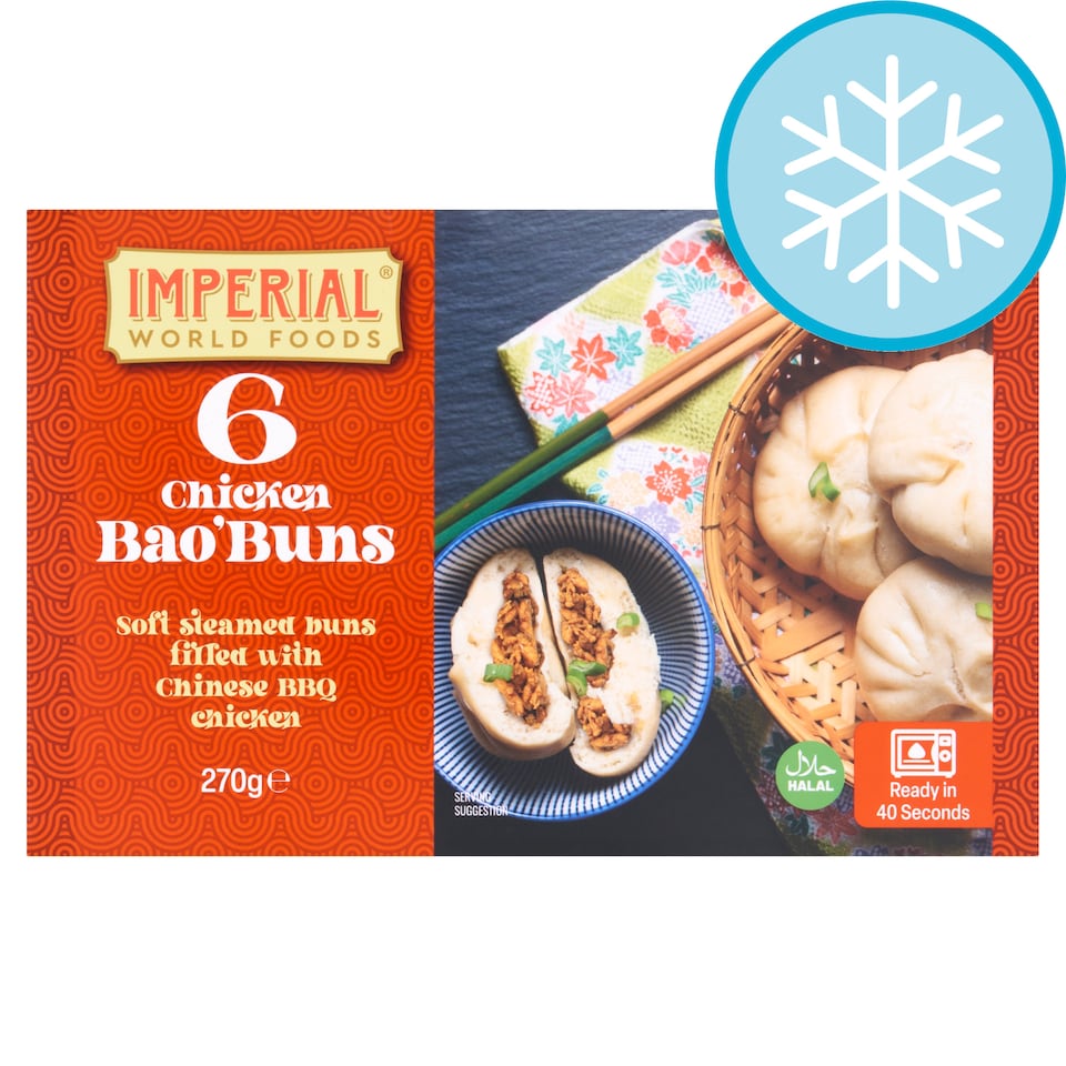 IMPERIAL 6 Chicken Bao Buns 270g