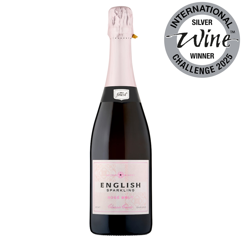 image 1 of Tesco Finest English Sparkling Rose Brut 75Cl