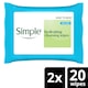 image 1 of Simple Micellar Water Boost Wipes Sensitive Skin 40 Pack