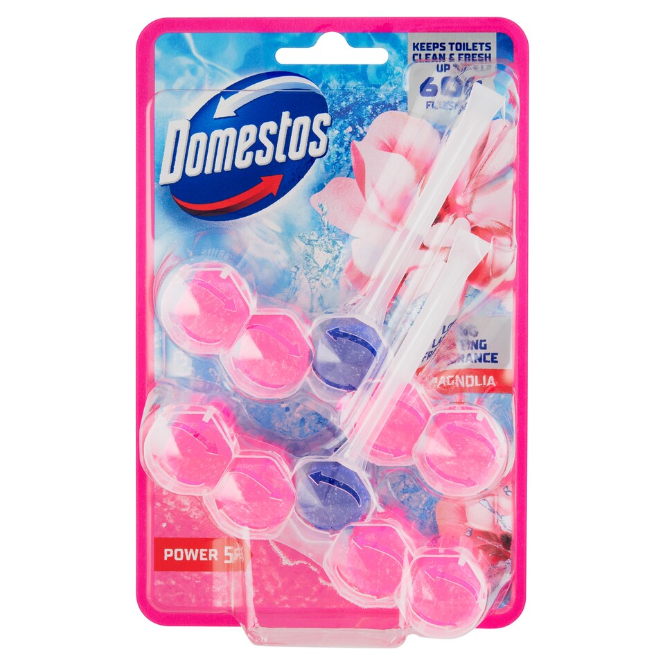 obrázok 1 z Domestos Power 5 Magnolia WC blok 2 x 50 g