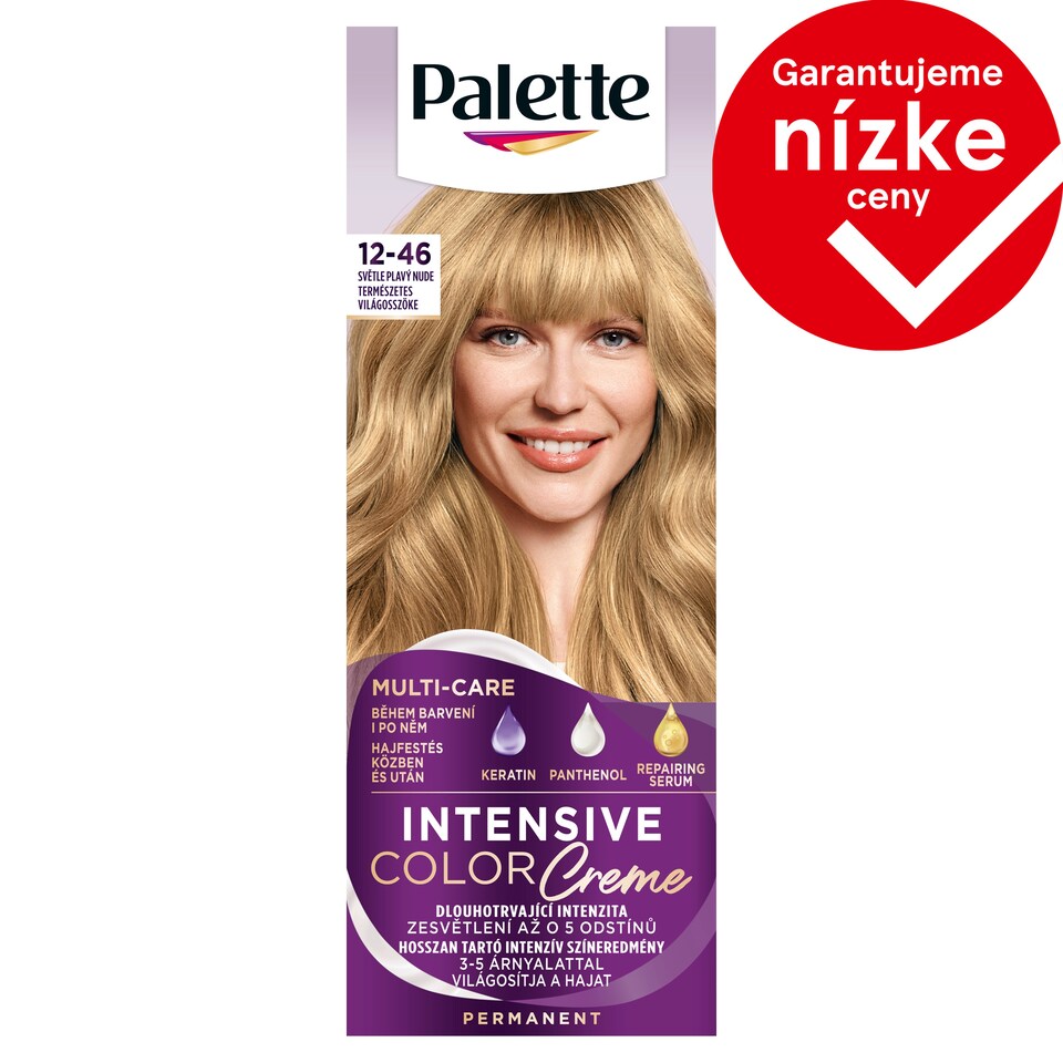 obrázok 1 z Palette Intensive Color Creme farba na vlasy Prirodzený svetlý blond 12-46