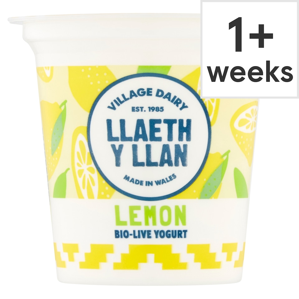 Llaeth Y Llan Lemon Yogurt 125G