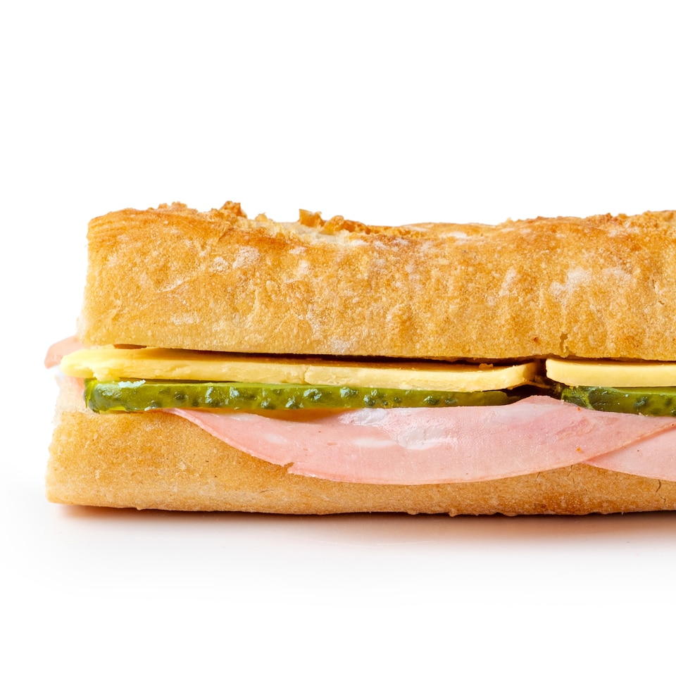 image 1 of Coco Di Mama Italian Deli Ham & Cheese Baguette
